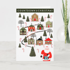 Cartão de Natal de Calendário Avançado