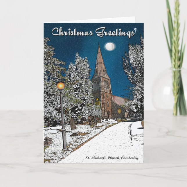 Cartão de Natal de Camberley (Frente)