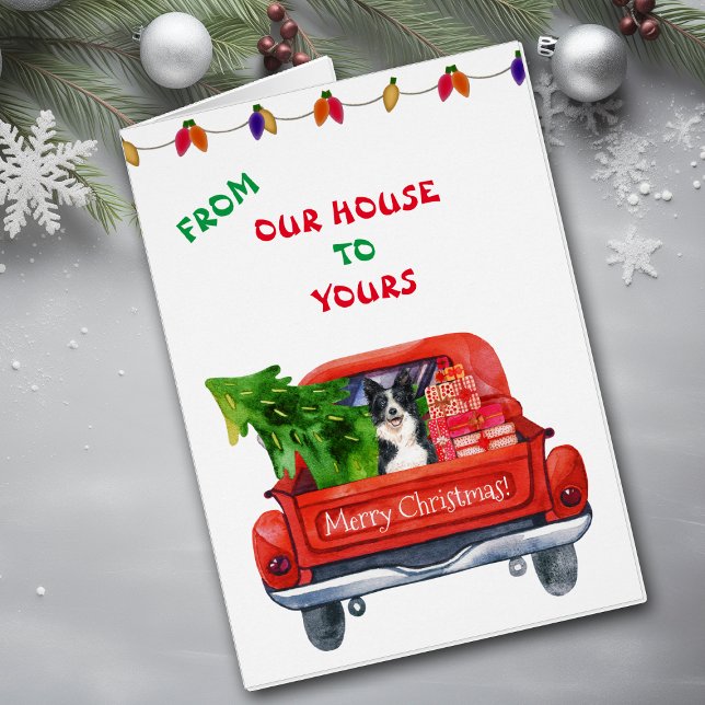 Cartão de Natal de Caminhão de Fazenda de Borda Co (Criador carregado)