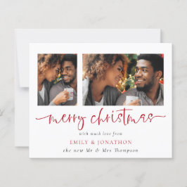 Cartão de Natal de Casados Recém-Casados Orçamento