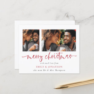 Cartão de Natal de Casados Recém-Casados Orçamento