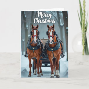 Cartão de Natal de Cavalo Caprichoso