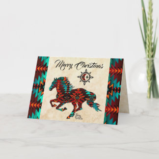 Cartão de Natal de Cavalo do Sudoeste