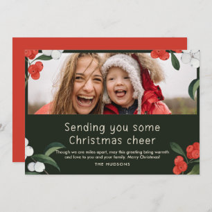 Cartão de Natal de Cerejas Cheerful