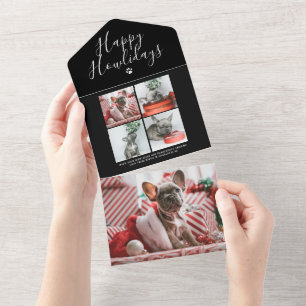 Cartão de Natal de Colagem de Fotos Feliz Howlida