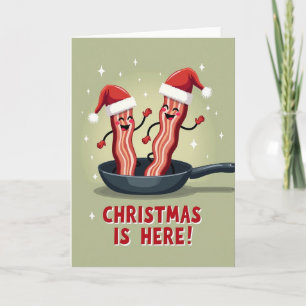 Cartão de Natal de Comida Caprichosa