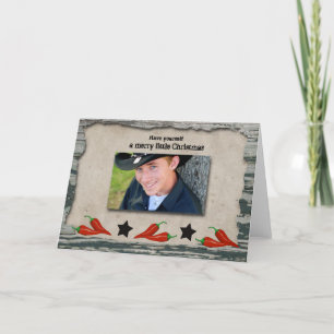 Cartão de Natal de Cowboy