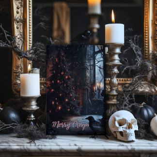 Cartão de Natal de Creepmas feliz