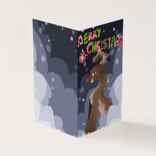 Cartão de Natal de Deer