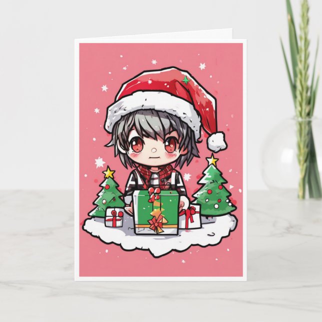 cartão de natal de desenho animado (Frente)