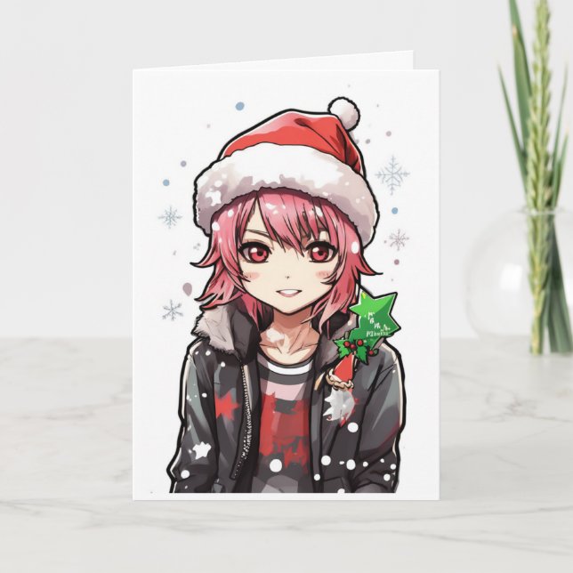 cartão de natal de desenho animado (Frente)