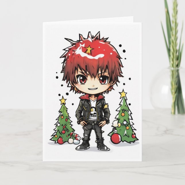 cartão de natal de desenho animado (Frente)