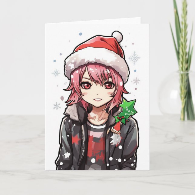 cartão de natal de desenho animado (Frente)