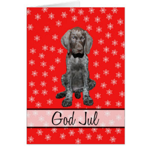 Cartão de Natal de Deus Jul Sueco