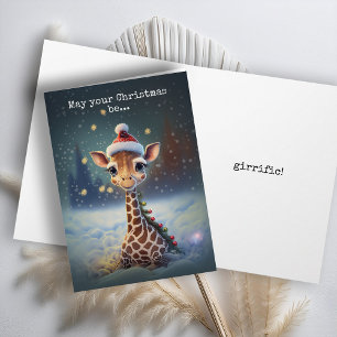 Cartão de Natal de Dragão Legendário Bonito