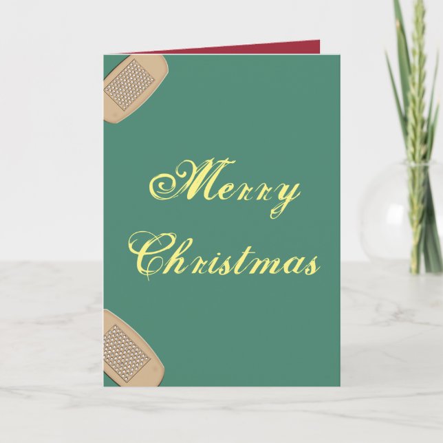 Cartão de Natal de Enfermeira (Frente)