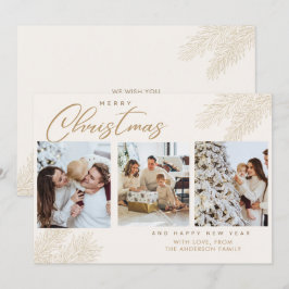 Cartão de Natal de Família Foto