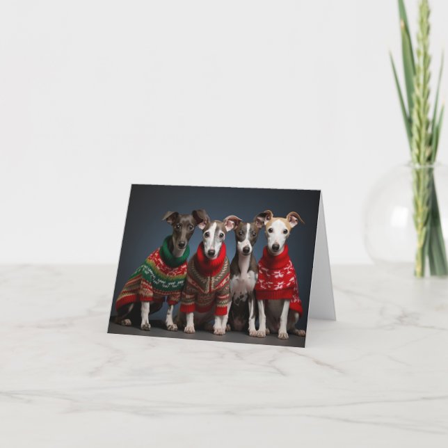 Cartão de Natal de Fantoche (Frente)