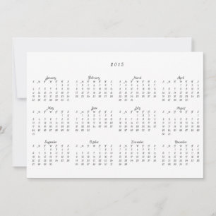 Cartão de Natal de Feriado de Foto 2015