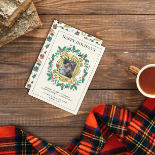 Cartão de Natal de Feriado Fotográfico FRIENDS™