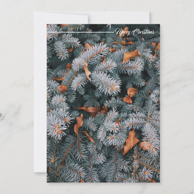 Cartão de Natal de Férias (Frente)