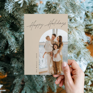 Cartão de Natal de Férias Arco Tangente