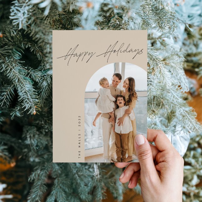 Cartão de Natal de Férias Arco Tangente (Criador carregado)