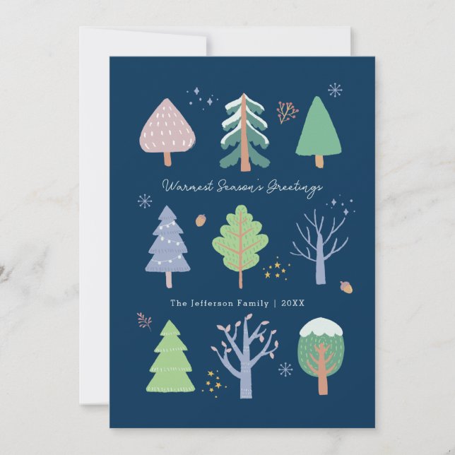 Cartão de Natal de Férias de Boas Reuniões da Époc (Frente)