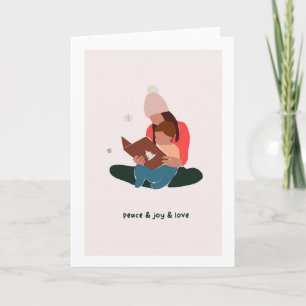 Cartão de Natal de Férias do vazio