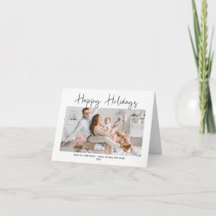 Cartão de Natal de Férias Felizes Moderno