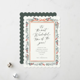 Cartão de Natal de Férias Festivas