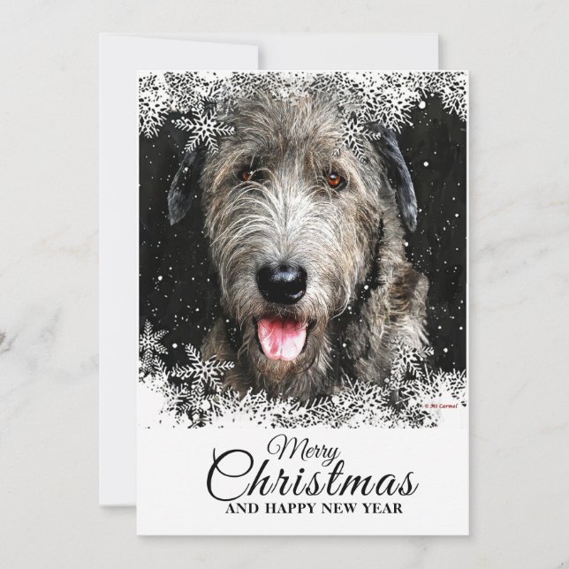 Cartão de Natal de Férias Simples (Frente)