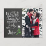 Cartão de Natal de Foto Chalkboard<br><div class="desc">Cartão de Natal de Foto Chalkboard</div>