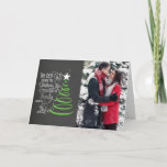 Cartão de Natal de Foto Chalkboard<br><div class="desc">Cartão de Natal de Foto Chalkboard</div>