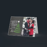 Cartão de Natal de Foto Chalkboard<br><div class="desc">Cartão de Natal de Foto Chalkboard</div>