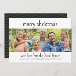 Cartão de Natal de Foto Super Simples