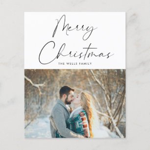 Cartão de Natal de Fotografia com Orçamento Razoáv