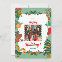 Cartão de Natal de Fotos Feliz Natal