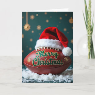 Cartão de Natal de Futebol