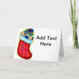 Cartão de Natal de Gatinhos Fofos