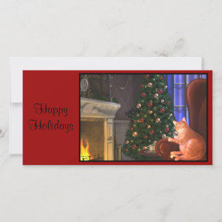 Cartão de Natal de Gatos