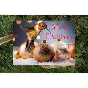 Cartão de Natal de Hummingbird