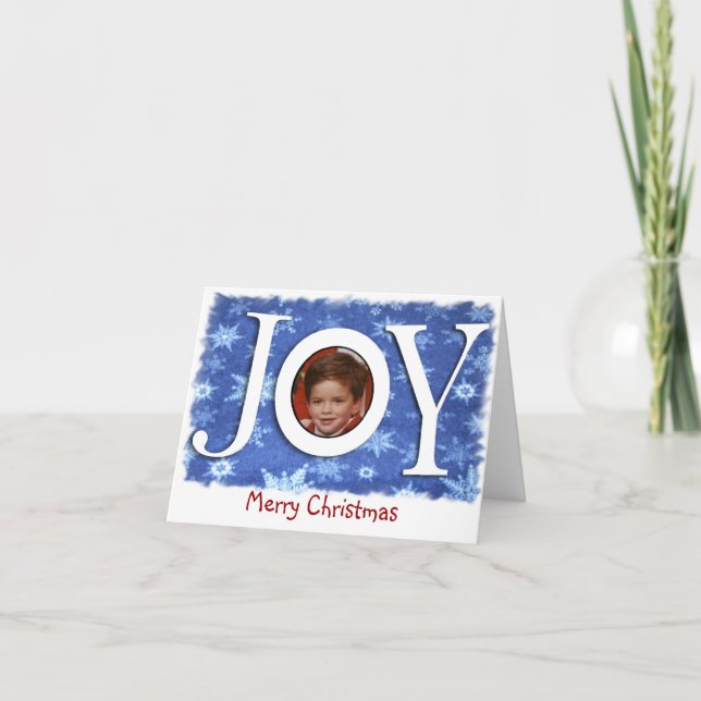 Cartão de Natal de Joy (Frente)