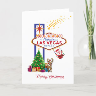 Cartão de Natal de Las Vegas