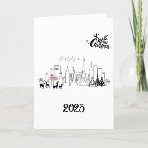 Cartão de Natal de Las Vegas