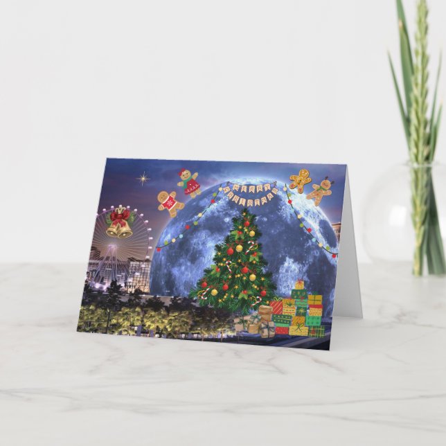 Cartão de Natal de Las Vegas (Frente)