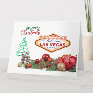 Cartão de Natal de Las Vegas BIG