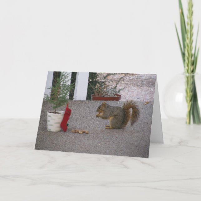 Cartão de Natal de Melvin (Frente)