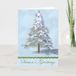 Cartão de Natal de Negócios Corporativo com Natal