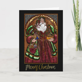 Cartão de Natal de Negócios Corporativo com Papais